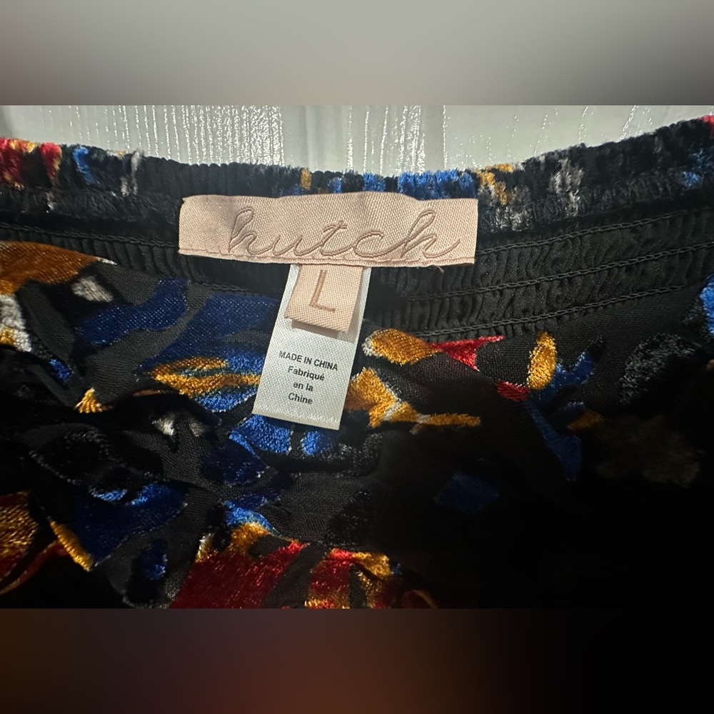 NWOT - Hutch The Mabel Velvet Wide-Leg Jumpsuit - Picture 6 of 7